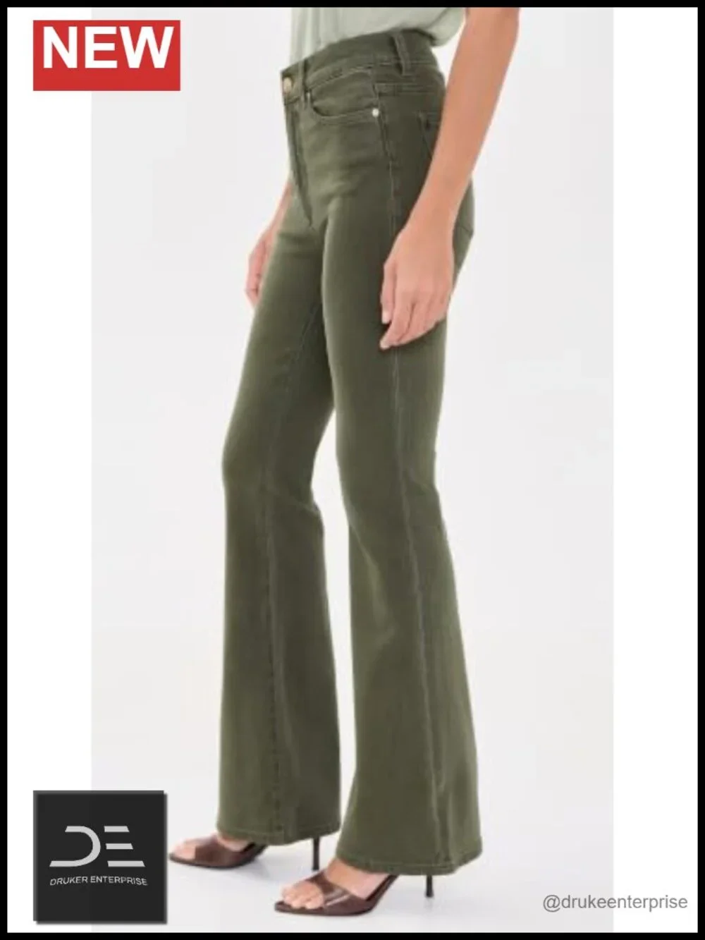 Women's High Rise Boot Cut Instasculpt Stretch Denim Jeans